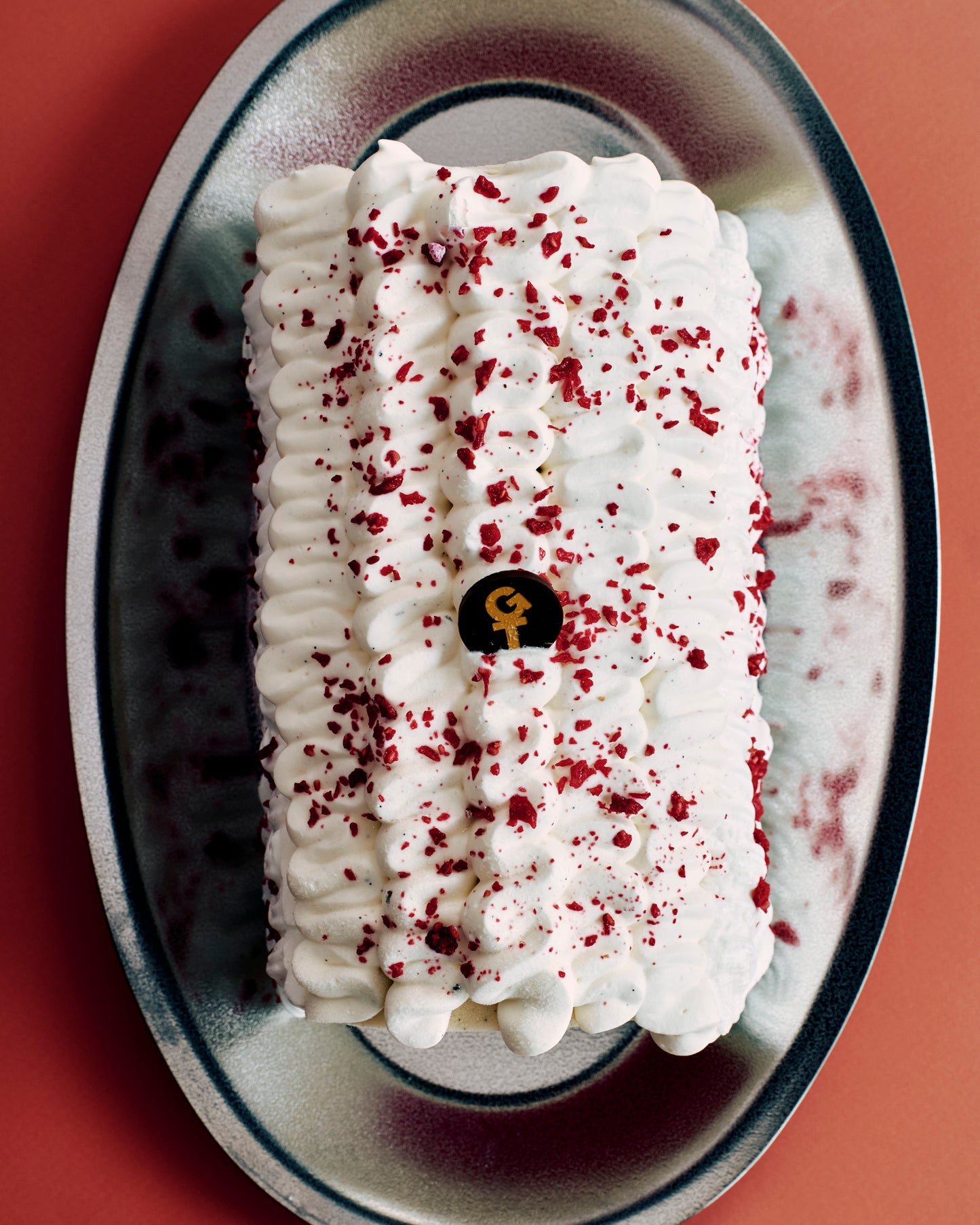 Vacherin vanille framboise (bûche)